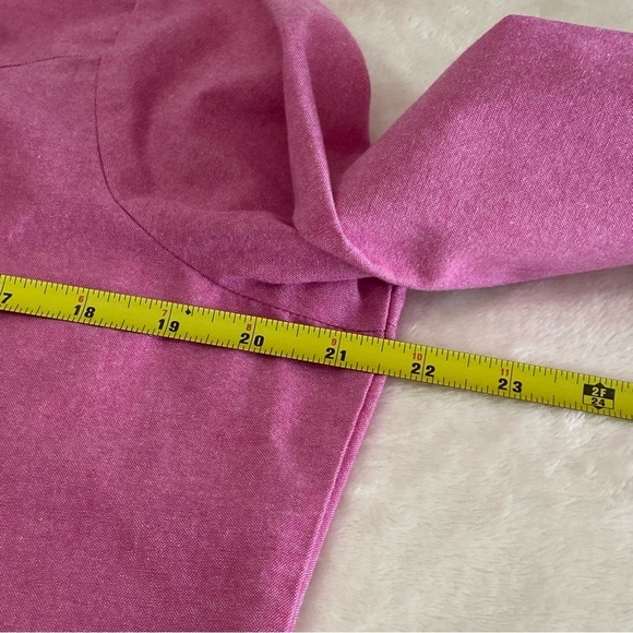 WRANGLER / Ladies Pink Pearl Snap Long Sleeve Western Shirt Size M - Picture 5 of 7